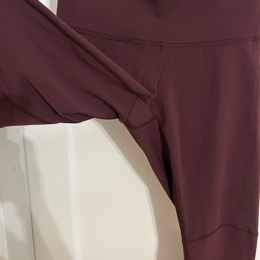 Lululemon Athletica Maroon Leggings - Picture 8 of 10